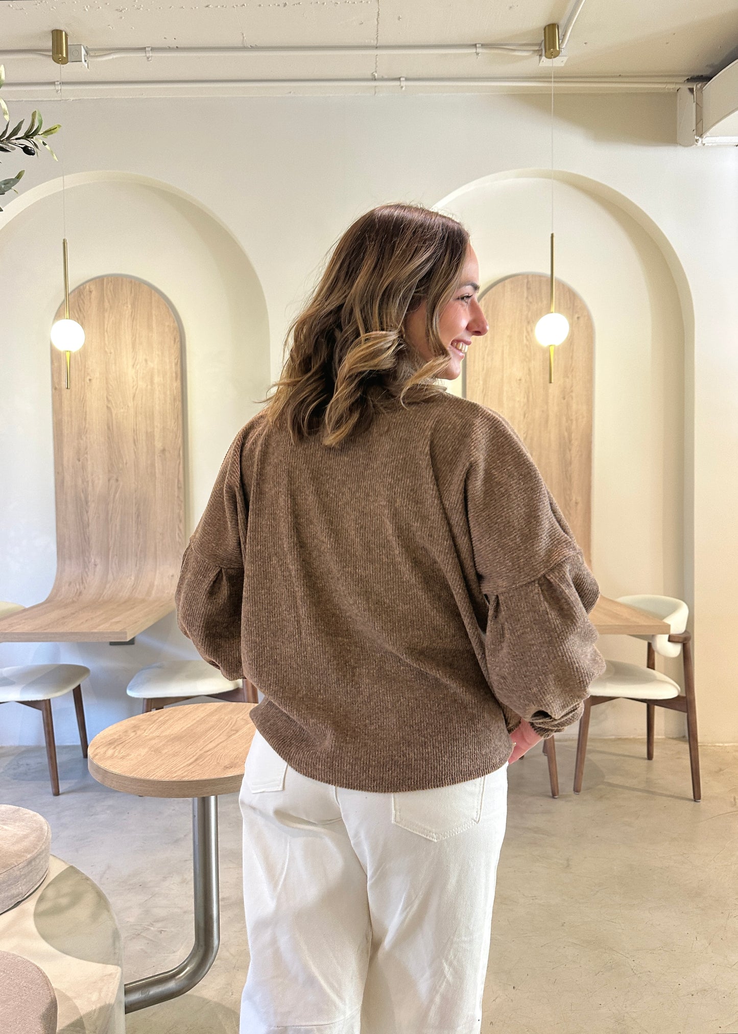 SWEATER JOSEFINA CAFÉ