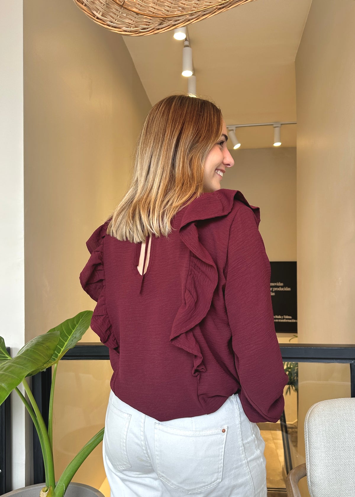 BLUSA OCTAVIA BURDEO
