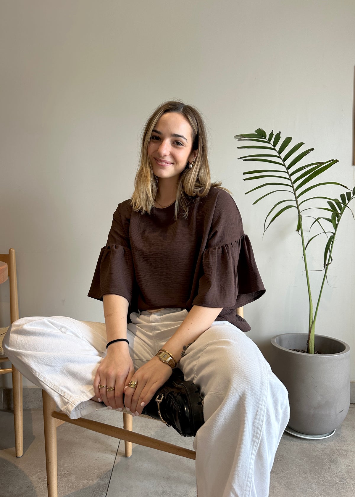 BLUSA MARTI CAFÉ • (ENVÍO EL 28 DE SEPTIEMBRE)