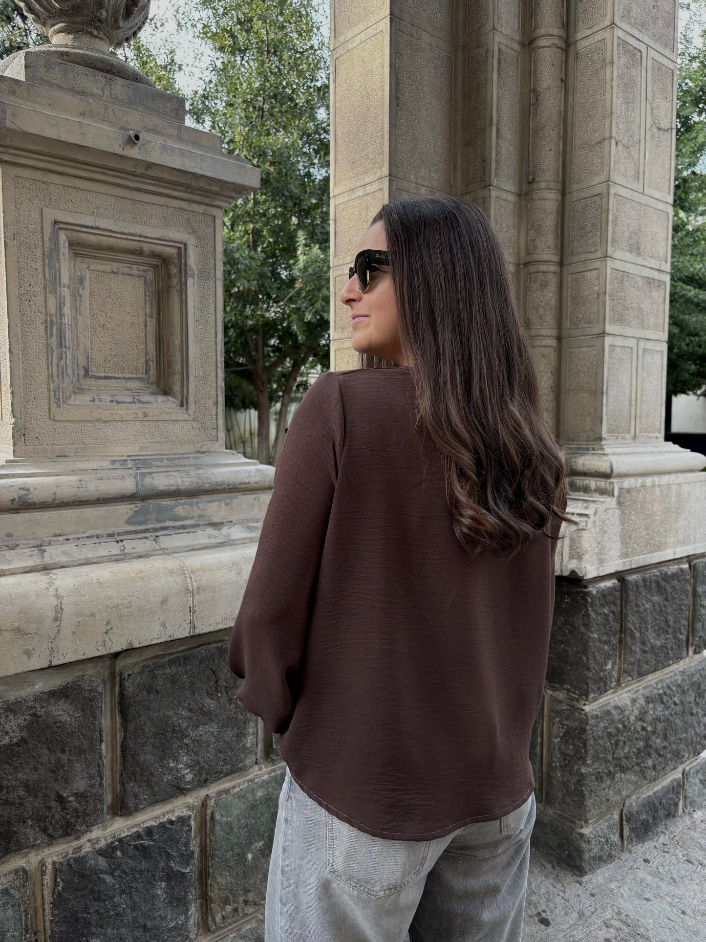 BLUSA BRUNA CAFÉ