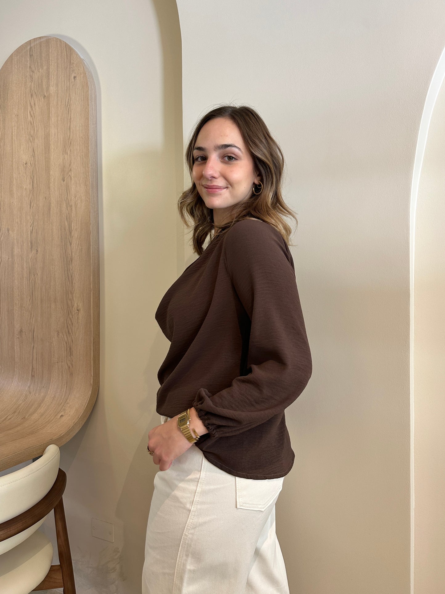 BLUSA BRUNA CAFÉ