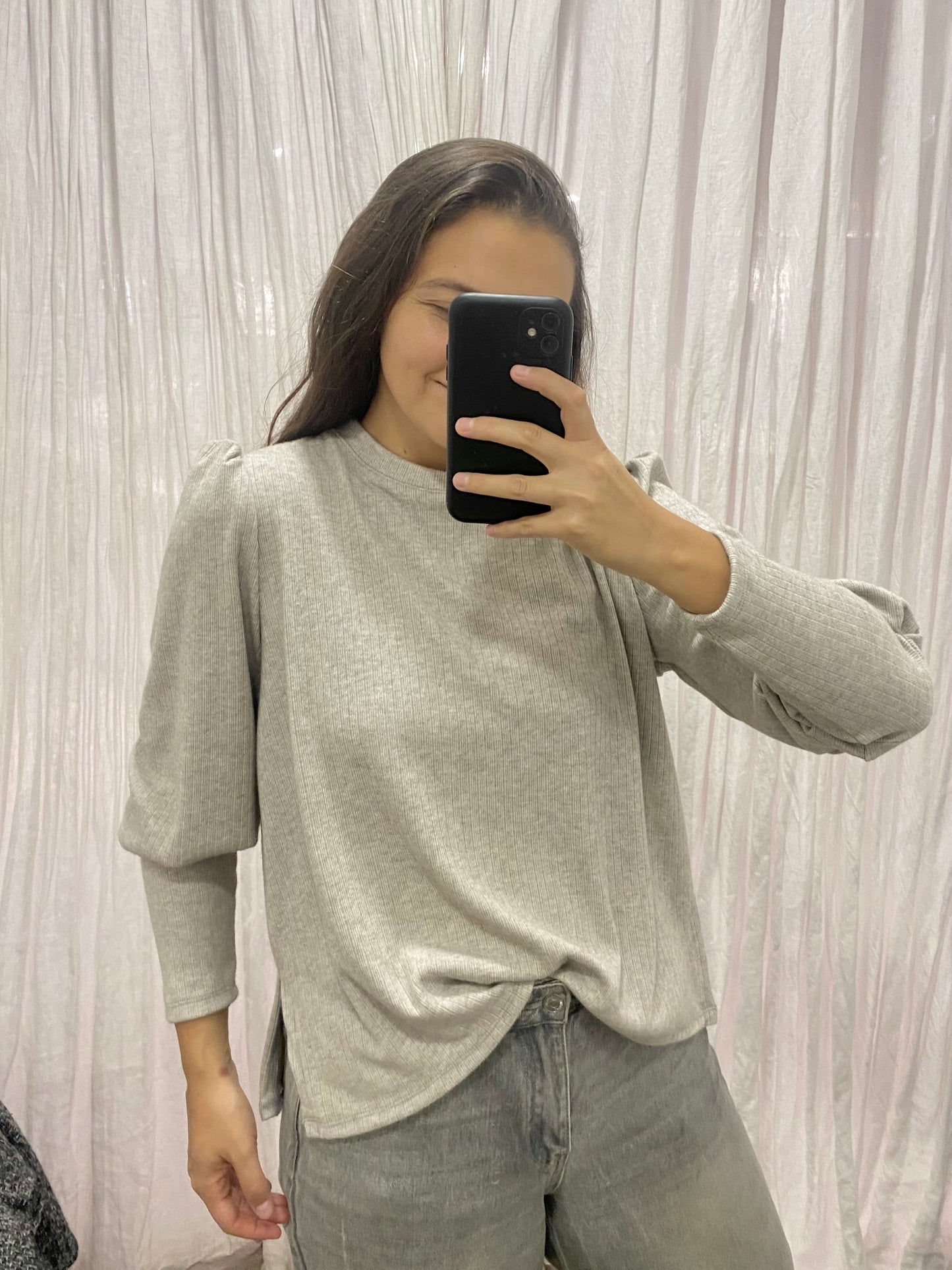 SWEATER POLA GRIS