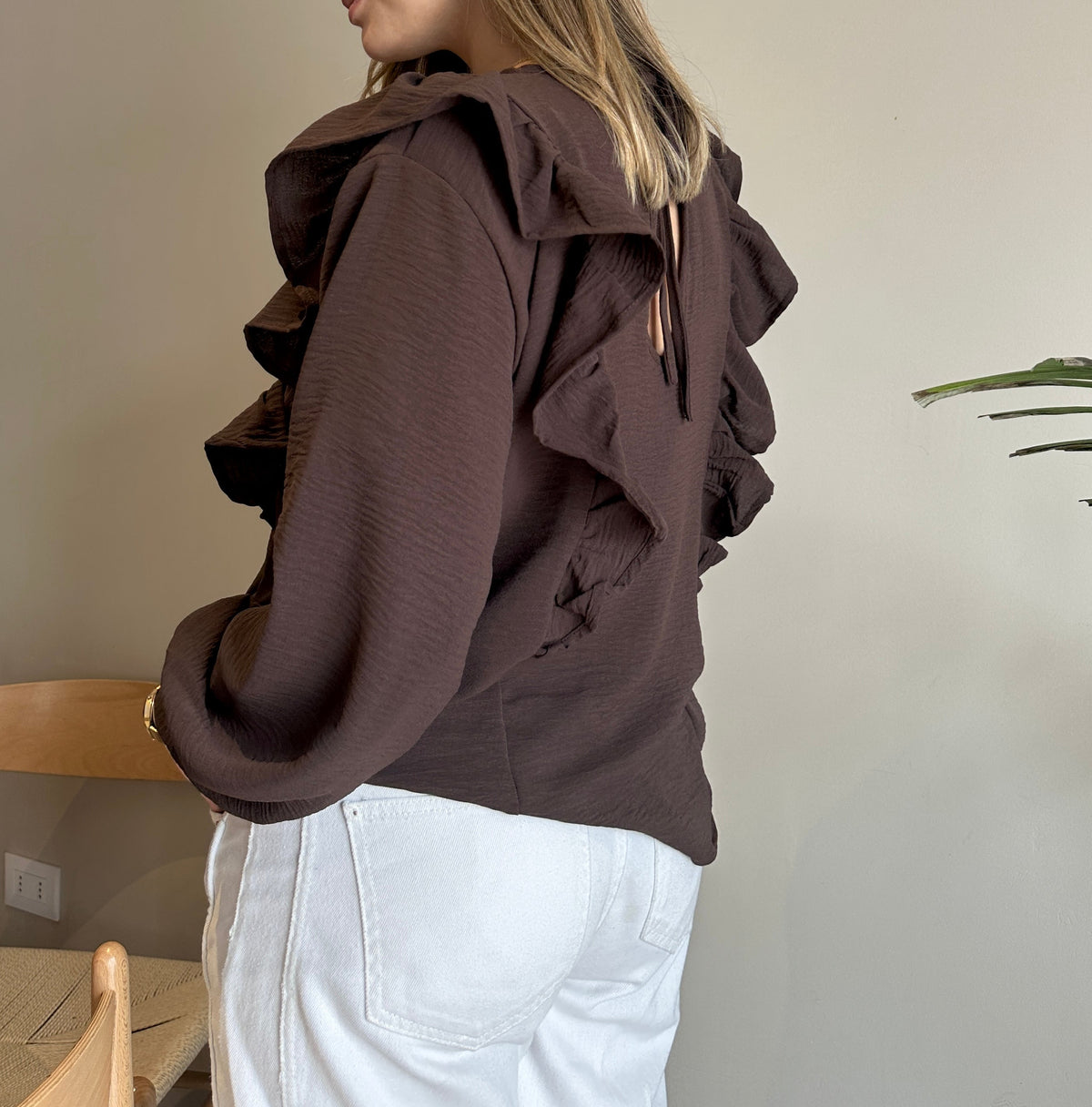 BLUSA OCTAVIA CAFÉ