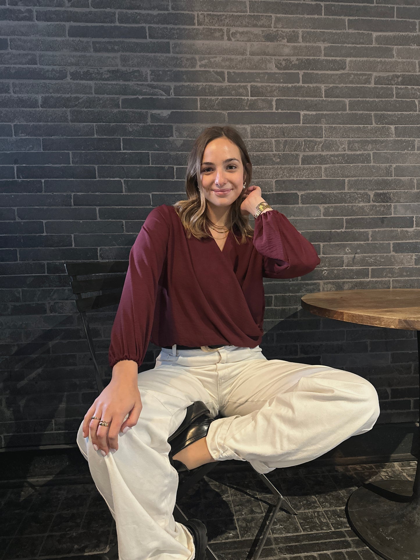 BLUSA VITTO BURDEO