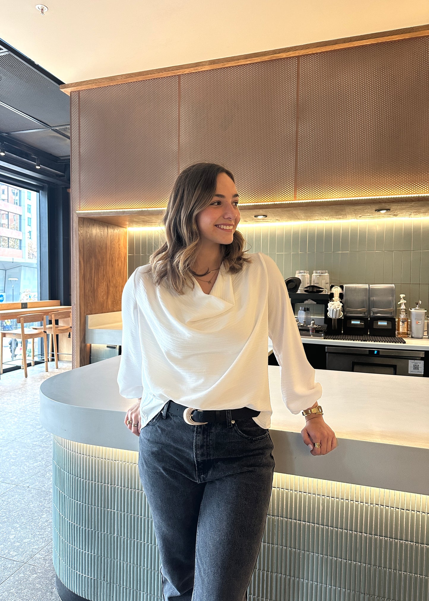 BLUSA BRUNA BLANCA