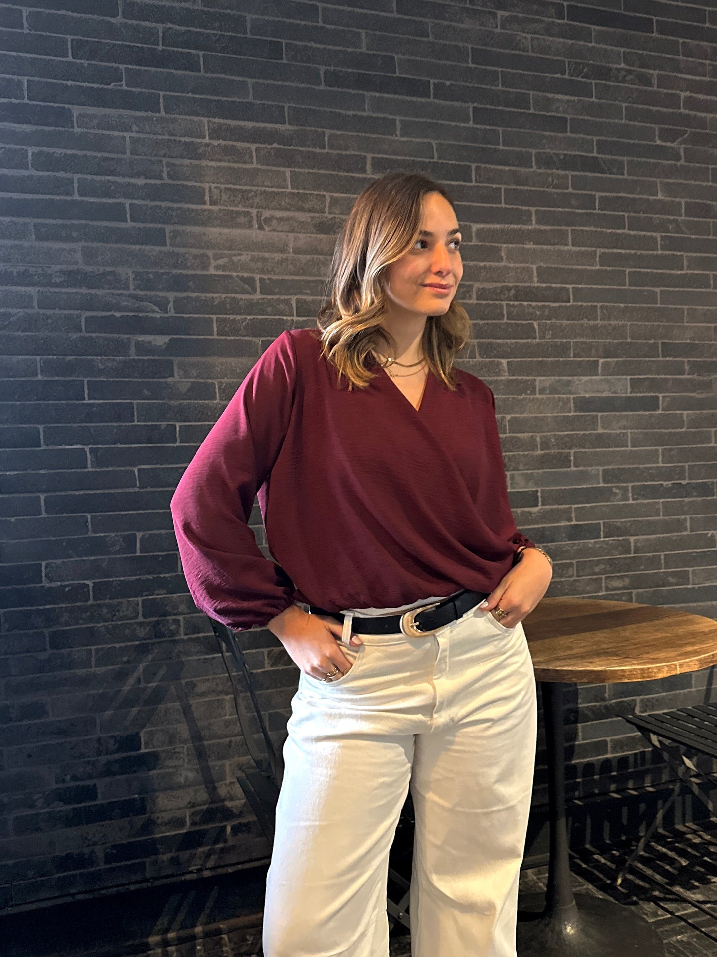 BLUSA VITTO BURDEO