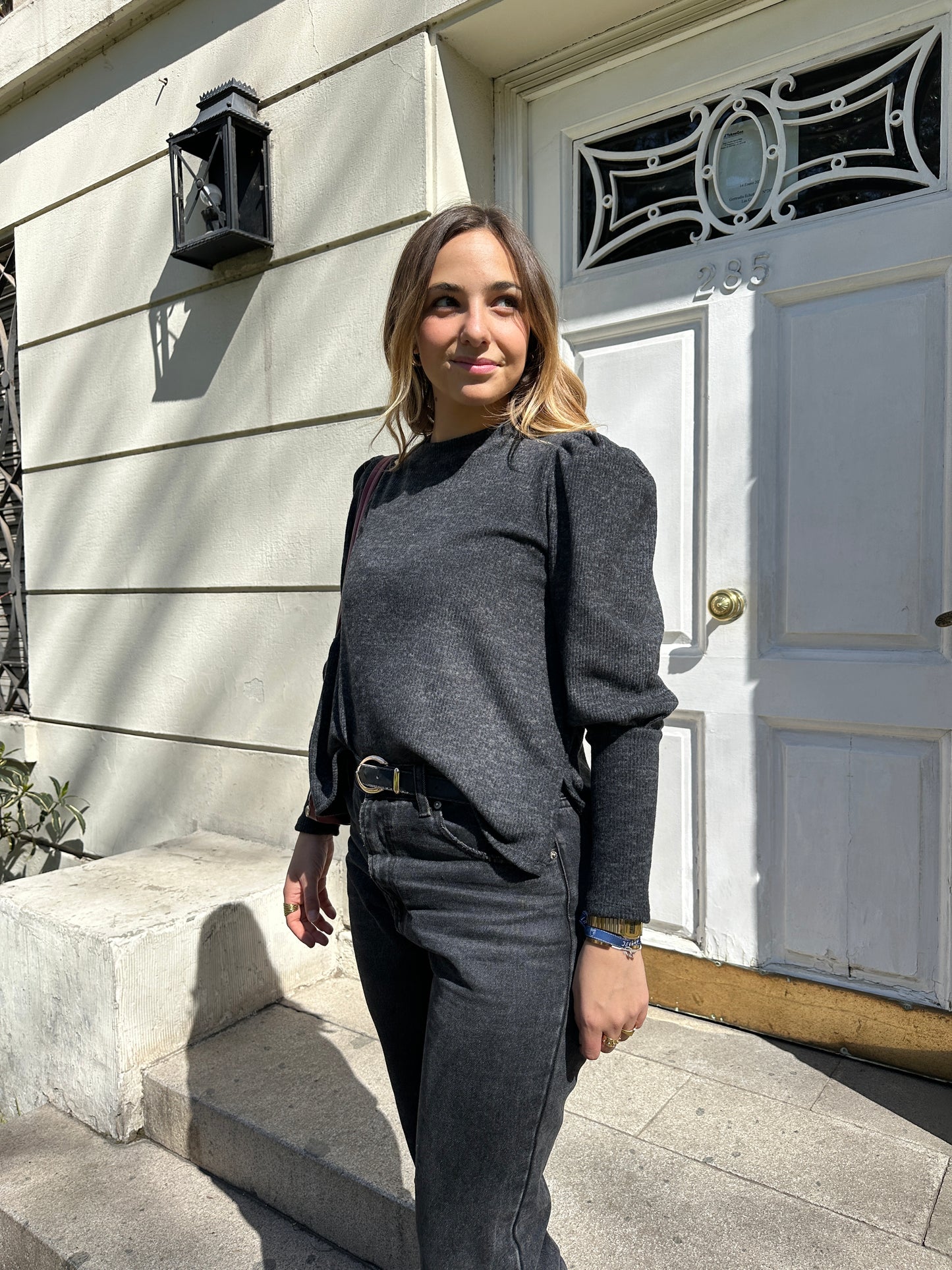 SWEATER POLA GRIS