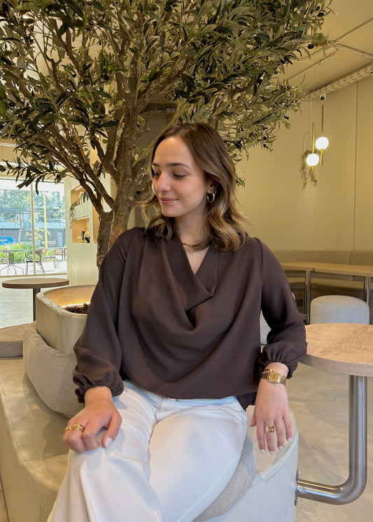 BLUSA BRUNA CAFÉ