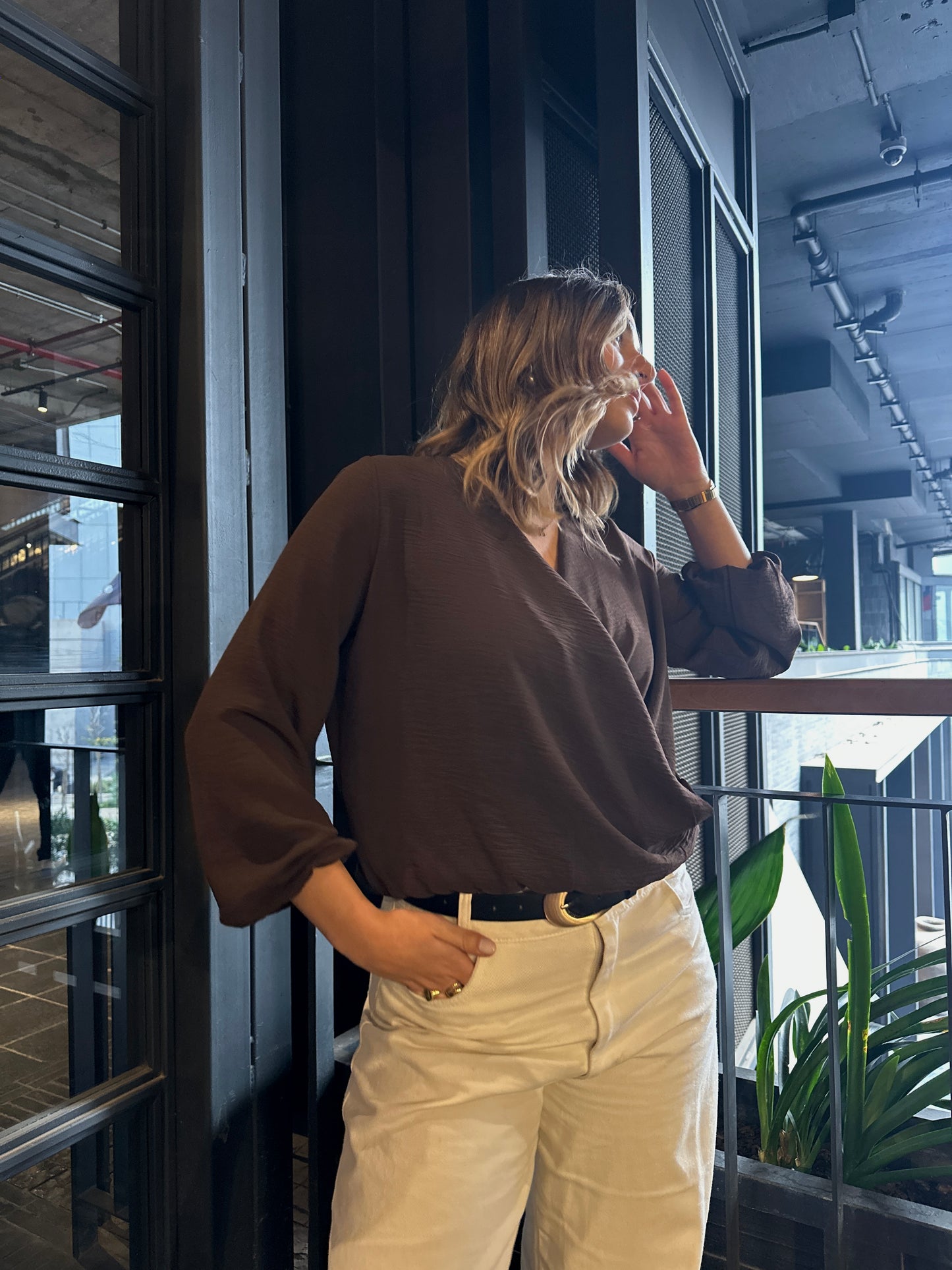 BLUSA VITTO CAFÉ
