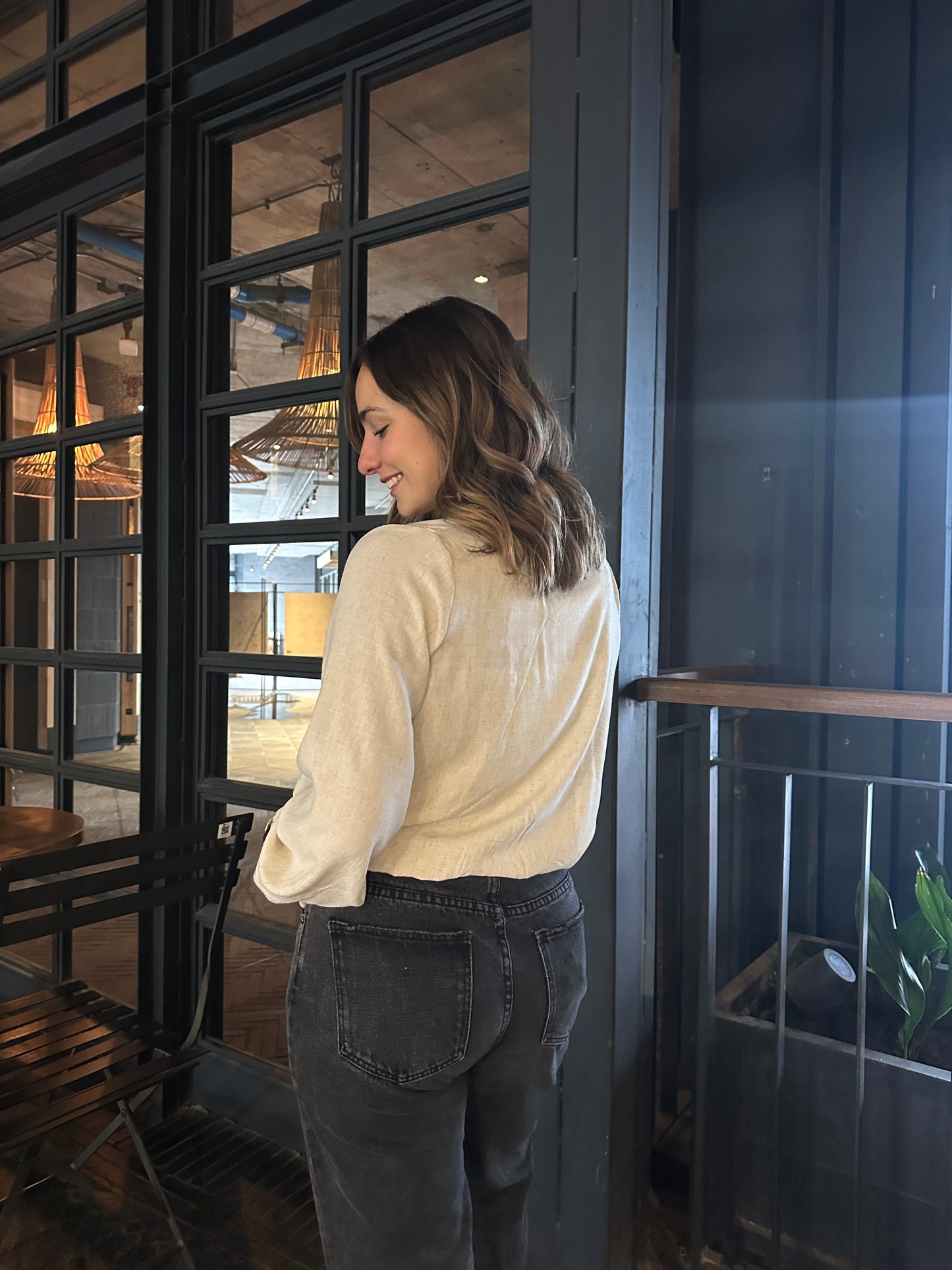 BLUSA VITTO LINO BEIGE