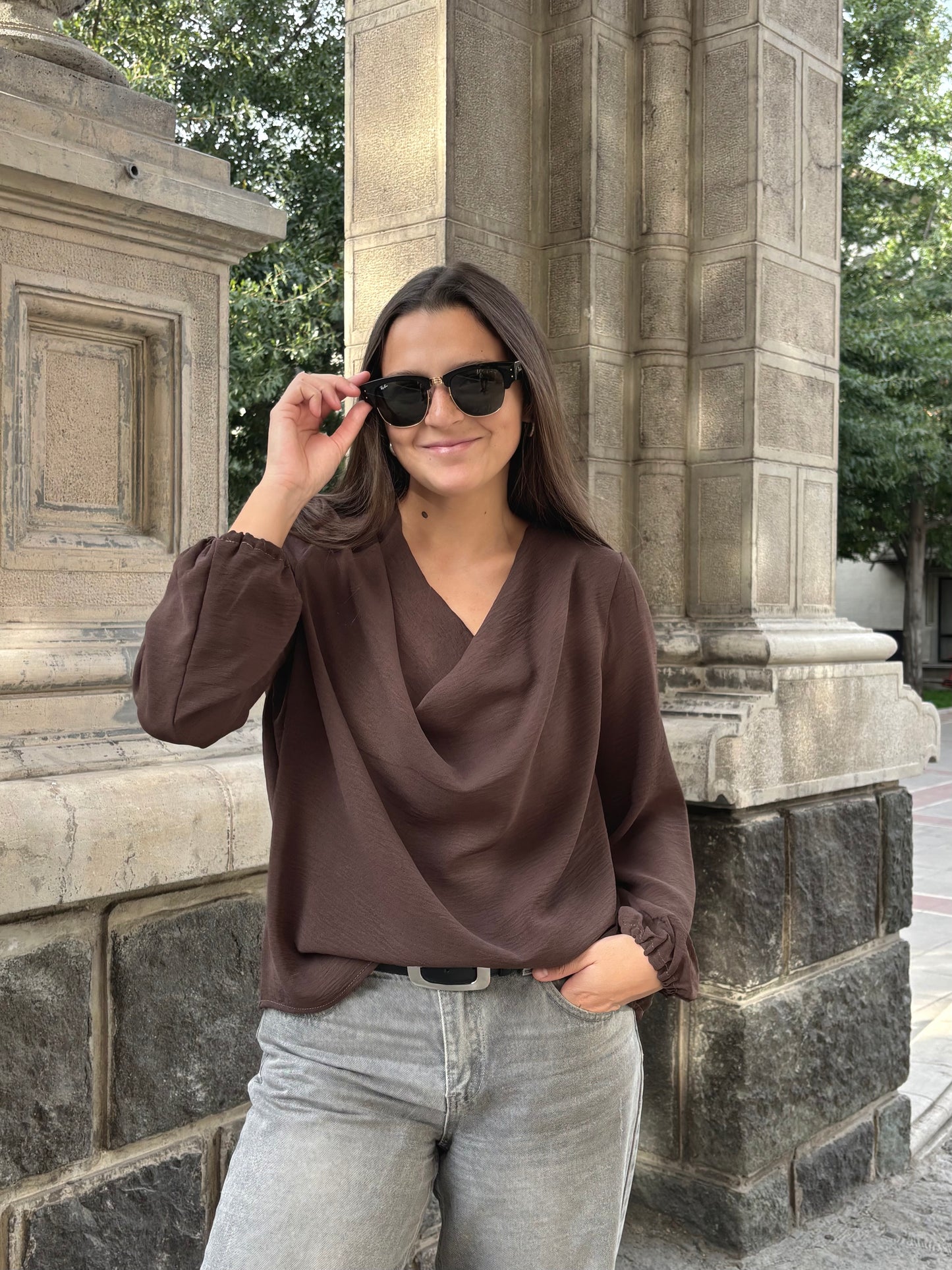 BLUSA BRUNA CAFÉ